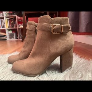 Suede Booties